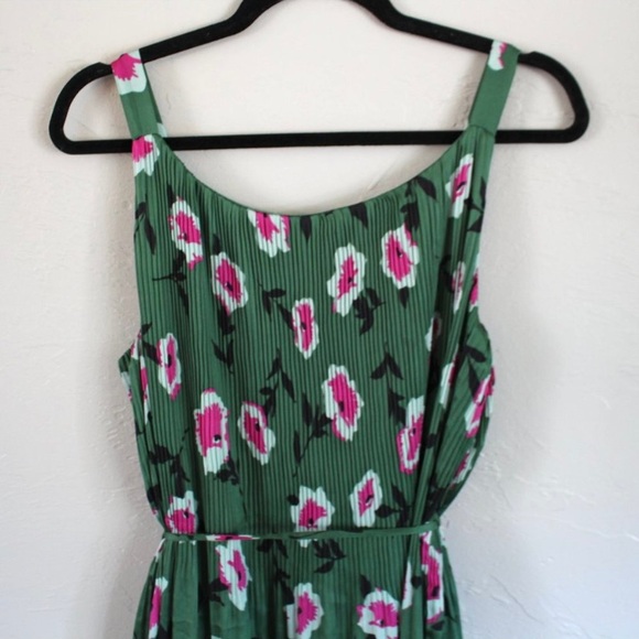 RARE Anthropologie Mireille Pleated Midi Dress - Picture 11 of 13